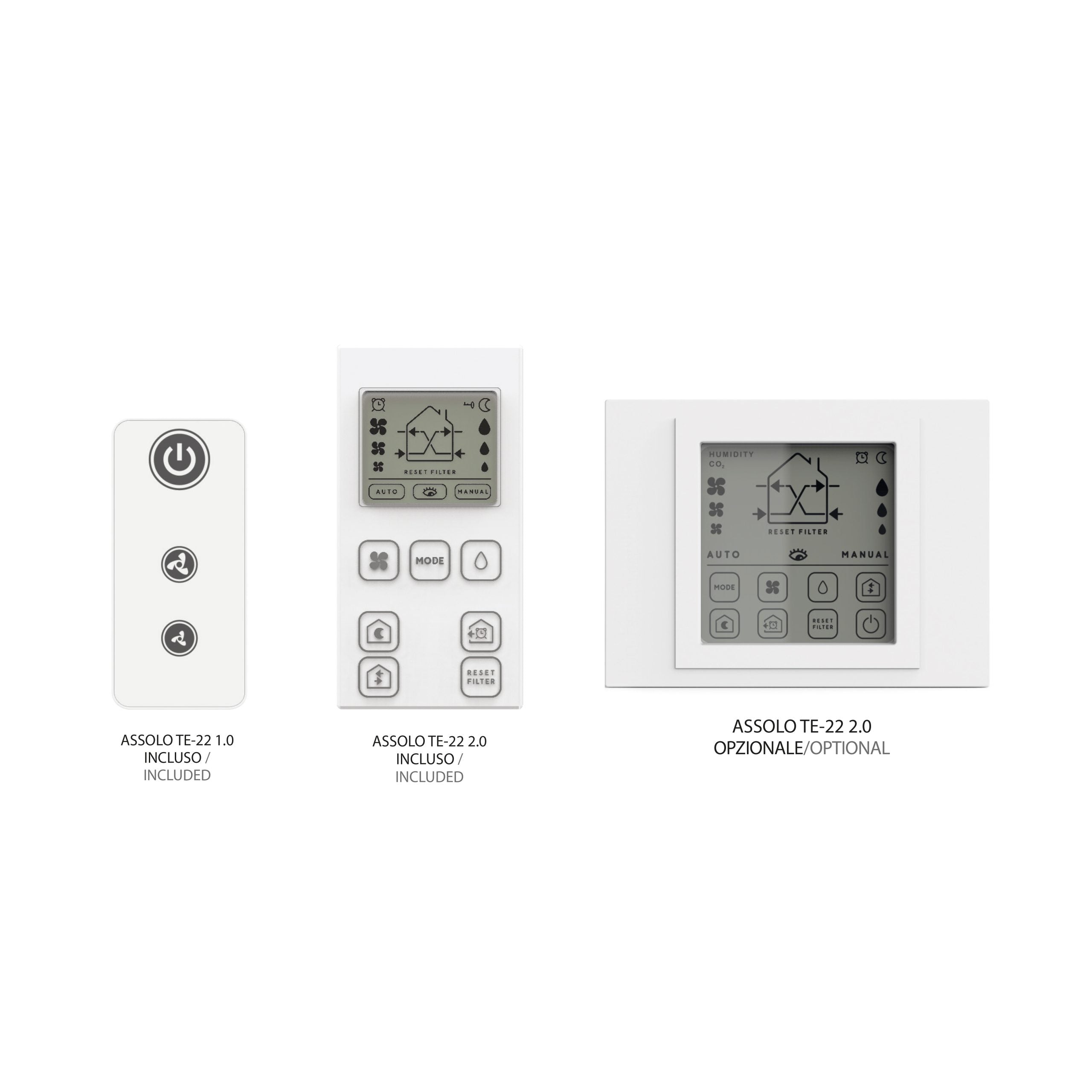 Recuperatore di Calore Puntuale VMC Assolo TE-22 1.0 – Diametro 100 e 160 mm