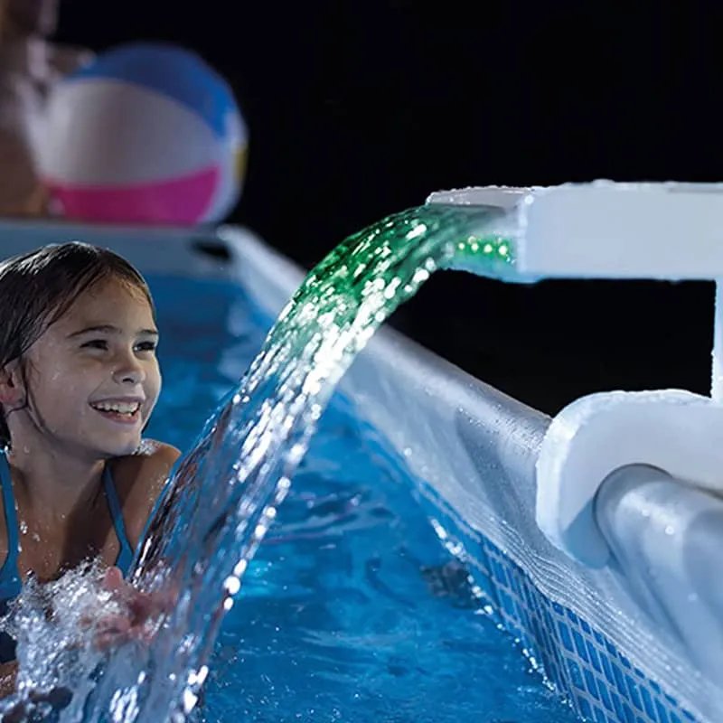 Cascata D'Acqua Con Luce Led Multicolor Intex