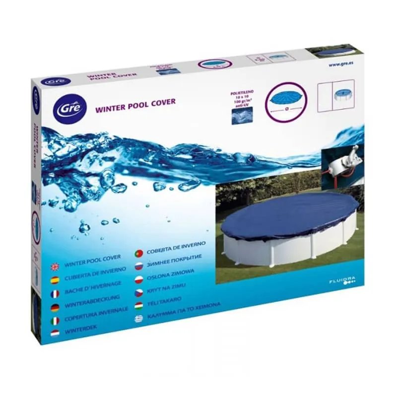 Copertura Invernale Per Piscine Tonde In Acciaio Gre D.350 Cm