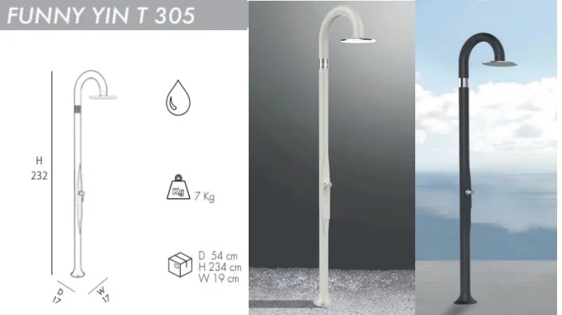 Doccia Tradizionale Funny Yin T 325 Rosso Arkema