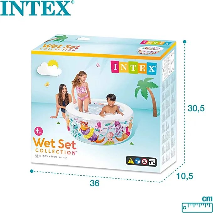 Piscina Baby Aquarium 152X56 Cm Intex