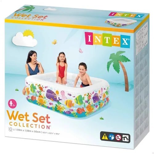 Piscina Aquario Marino 159X159X50 Cm Intex