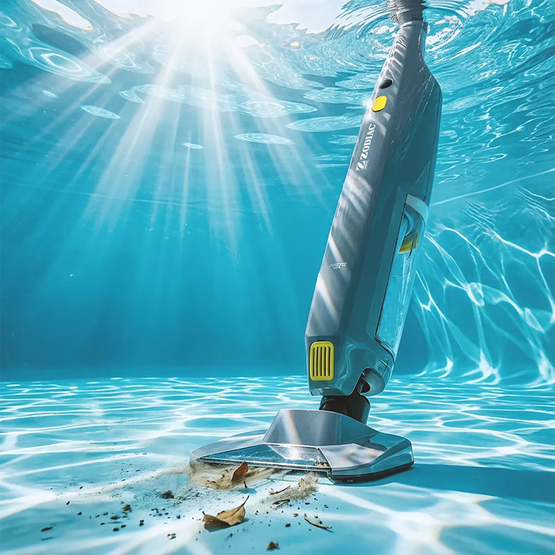 Zodiac MHV20 aspirapolvere manuale piscina manico telescopico 80-170 cm filtrazione doppia