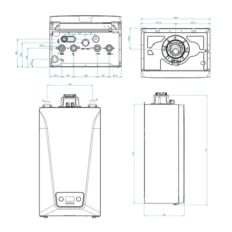caldaia baxi luna classic 28 kw murale metano
