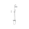 Colonna Doccia Europa Mix Cromo – Doppia Uscita con Soffione Orient 200 mm