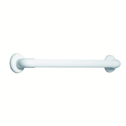 Corrimano per bagno K Design in PVC rigato – bianco – lunghezze 30/40/45/60 cm – con piastre di fissaggio