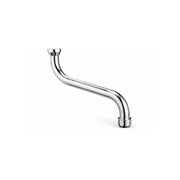 Canna a S 18x200 con rompigetto in ottone attacco 3/4"