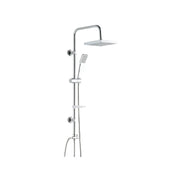 Set colonna doccia DAMAST Quadra 332 con soffione e doccia anticalcare