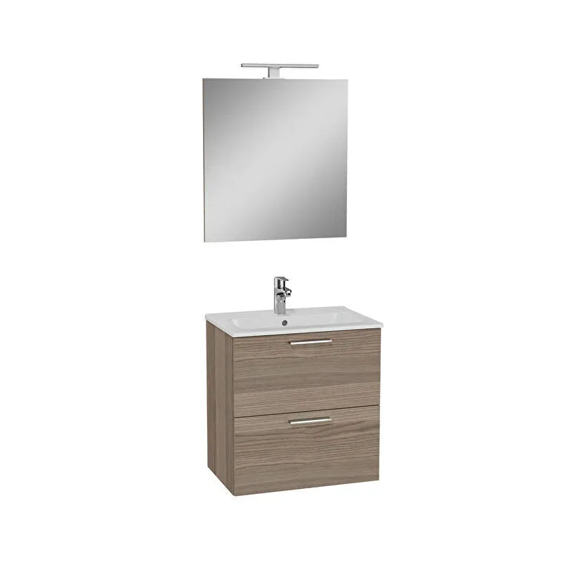 Lavabo in ceramica con foro rubinetto incluso nel set Mia Cordoba