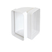 curva verticale 90 gradi rettangolare 120x60 mm ventilazione