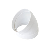 curva 45 gradi tubo cappa 100 mm ABS bianco