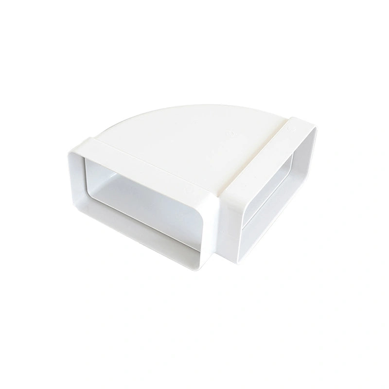 curva orizzontale 90 gradi rettangolare 120x60 mm ventilazione