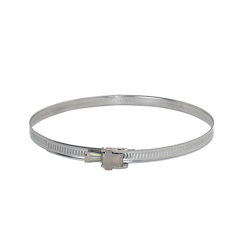 Fascetta stringitubo Veriflex in acciaio inox AISI 430 – DIN 3017 – altezza 9 mm – vite esagono 6 mm
