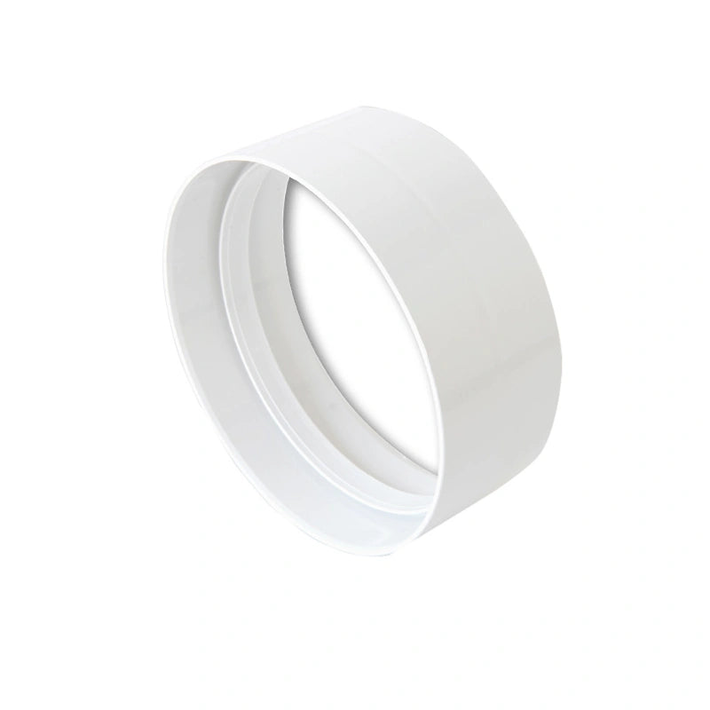 giunzione tubo cappa 100 mm ABS bianco