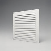 Griglia Quadrata a Parete in Metallo Bianco diametro 200 mm con Rete