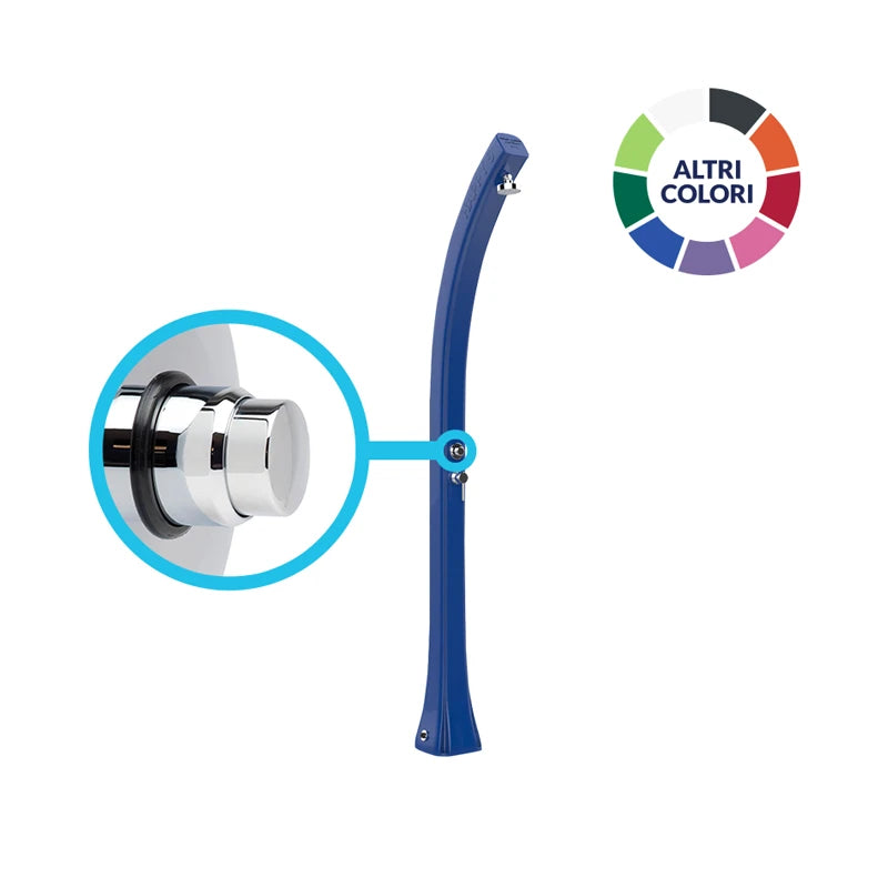 Doccia solare da giardino Happy Beach F560 con temporizzatore e serbatoio 24 litri