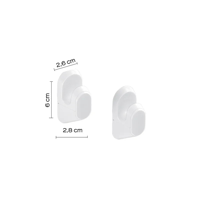 Dettaglio appendiabiti bagno Junior bianco Gedy