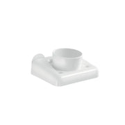 Portaspazzolini Junior Gedy bianco con contenitore in plastica