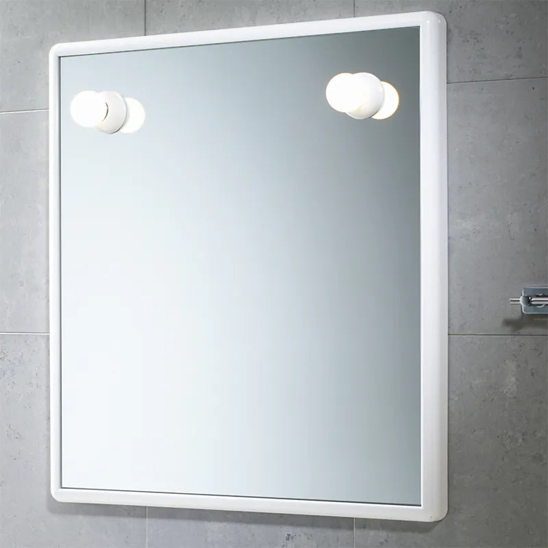 Vista frontale specchio Gedy Junior illuminato da 55×60 cm