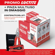 Kit Loctite 55 sigillante filetti 5 rotoli da 160 m con pinza multiuso omaggio