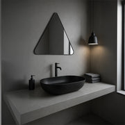 Lavabo Da Appoggio Ovale Rak Feeling Matt Black