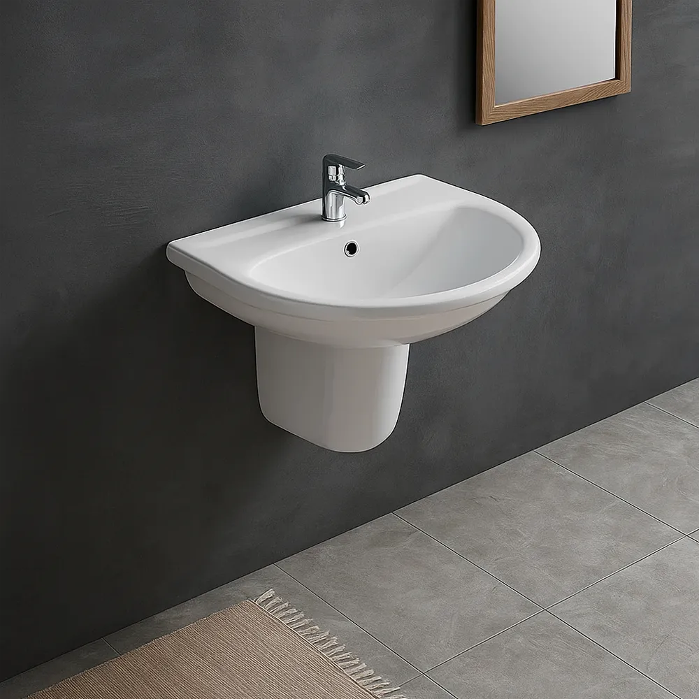 Lavabo Rak Karla 65X51 Cm - BIANCO ALPINO