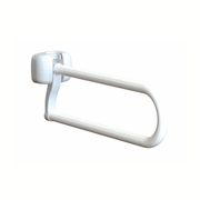 Maniglione ribaltabile in acciaio K Design – fissaggio a parete – lunghezze 60, 70, 80 cm – portata 125 kg