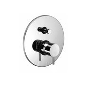 Miscelatore Incasso Doccia Light Cromato - CON DEVIATORE A PULSANTE E PIASTRA Ø200MM