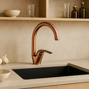 Miscelatore Lavello Canna Alta Sei Rame Con Aeratore Eco Flow