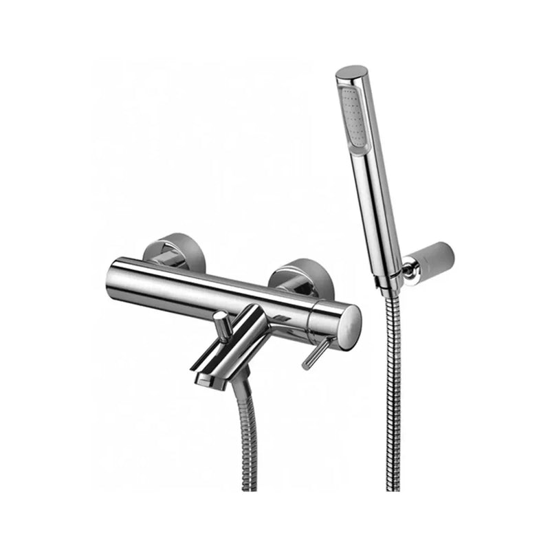 Miscelatore Vasca/Doccia Duplex Light Cromato Con Doccia E Flessibile - PAFFONI