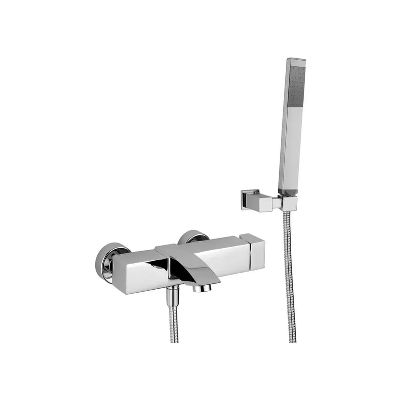 Miscelatore Vasca Duplex Level Cromato Con Doccia E Flessibile - PAFFONI