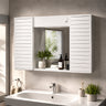 Mobiletto bagno Simpaty 58x37 cm con specchio e 2 ante – predisposizione luce