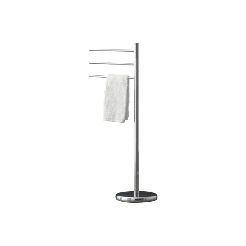 Piantana bagno Tracy portasciugamani cromata con 3 braccia