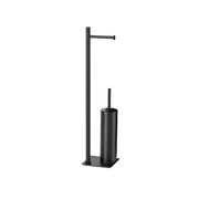 Accessorio bagno Trilly finitura nero matt con base in acciaio