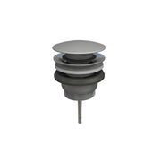 piletta click clack lavabo cromata con tappo ceramica bianca