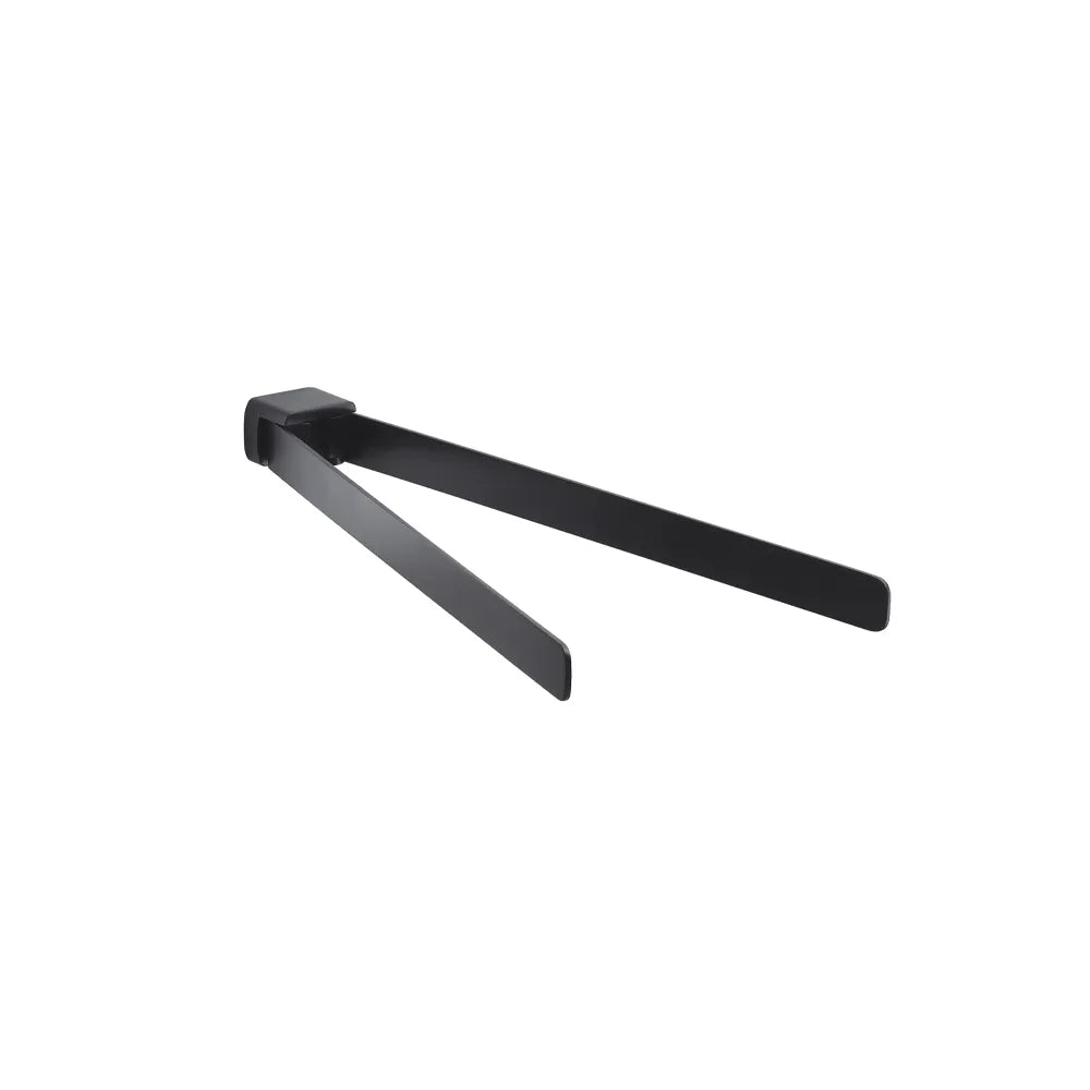 Portasalviette a snodo Gedy Pirenei nero matt 35 cm