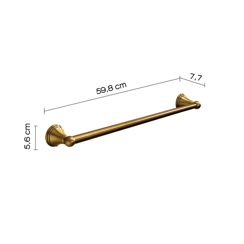 Portasalviette Gedy Romance bronzo 60 cm