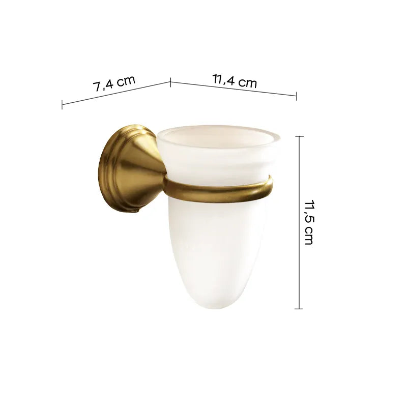 Accessorio bagno classico Romance bronzo Gedy portaspazzolini