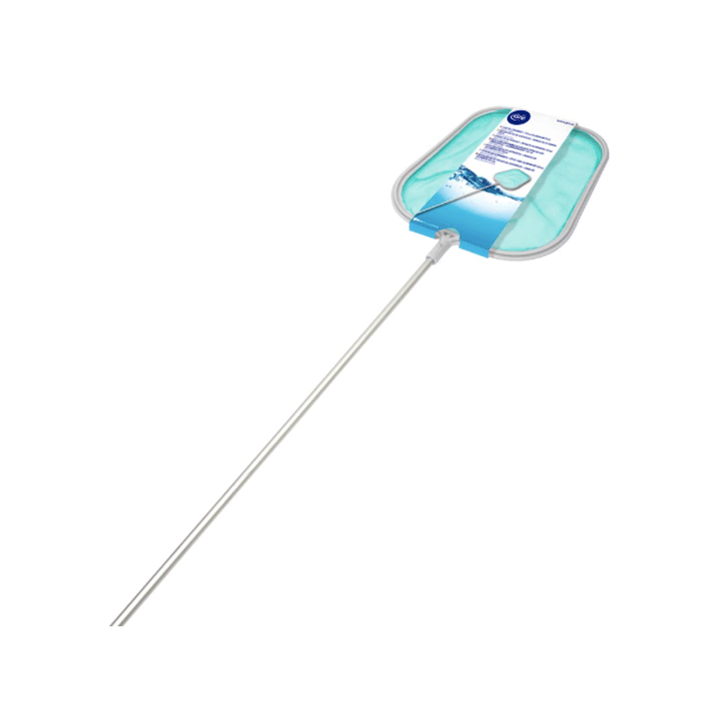 Retino raccogli-foglie GRE con manico in alluminio – 295 x 55 cm – accessorio pulizia piscina