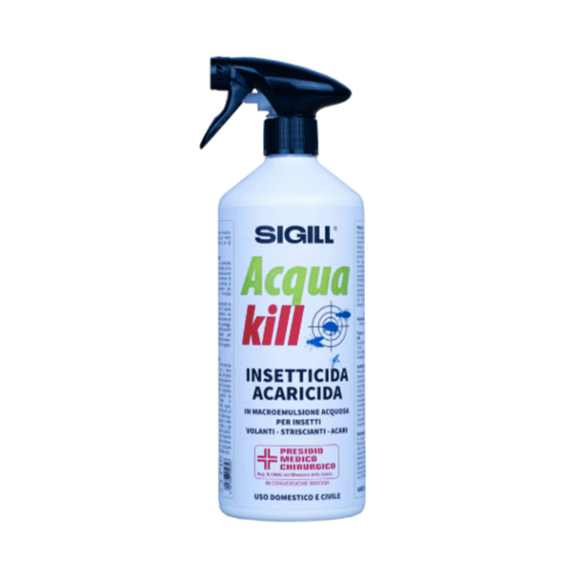 Acqua Kill 750 ml – insetticida acaricida liquido – lunga durata – presidio medico chirurgico
