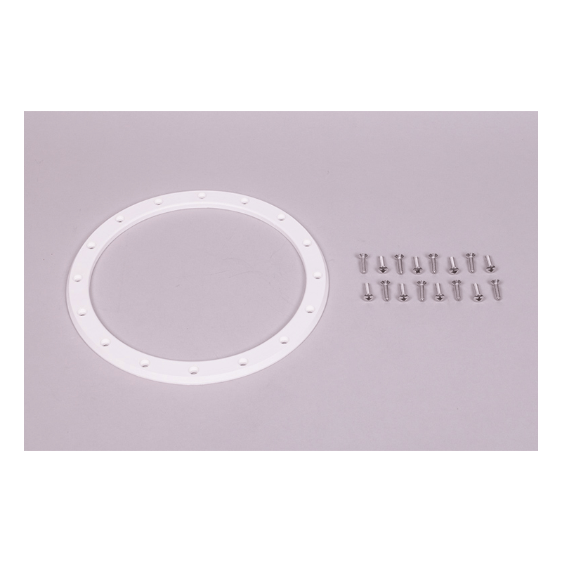Flangia bianca per fissaggio faro piscina Fluidra IP41 – diametro 28 cm