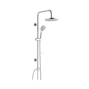 Set colonna doccia DAMAST Tonda 332 con soffione e doccia 3 getti