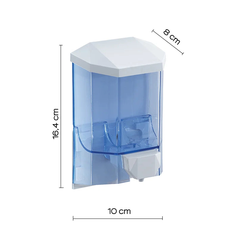 Vista frontale dispenser Gedy Snapper bianco