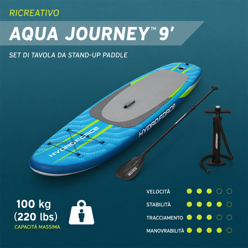 Tavola SUP Gonfiabile Bestway Hydro-Force Aqua Journey 274x76 cm – Stand Up Paddle