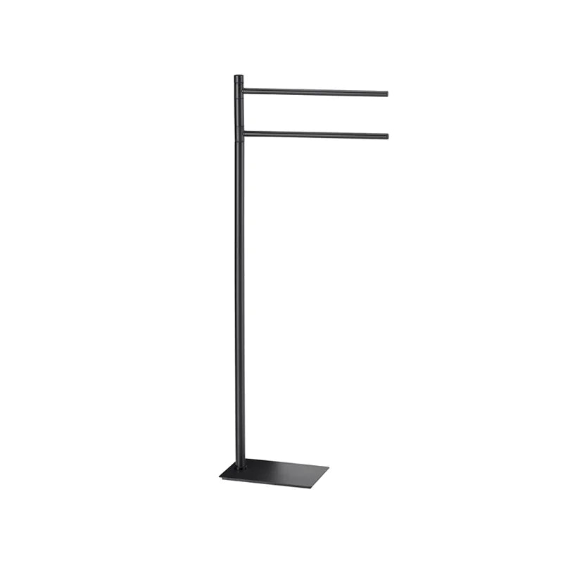 Piantana Trilly portasalviette nero opaco 2 braccia