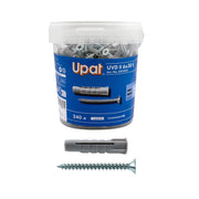 Tasselli universali Upat UVD II 6x30 nylon con vite barattolo 240 pezzi