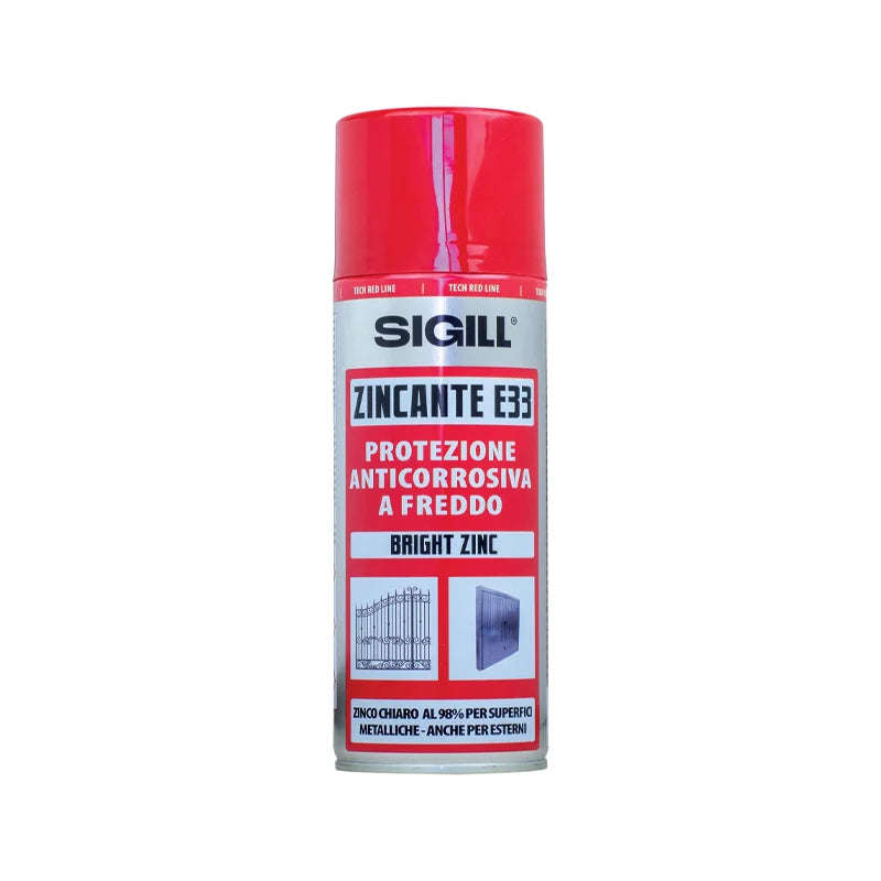 Spray zinco Sigill Zincante E33 Bright Zinc