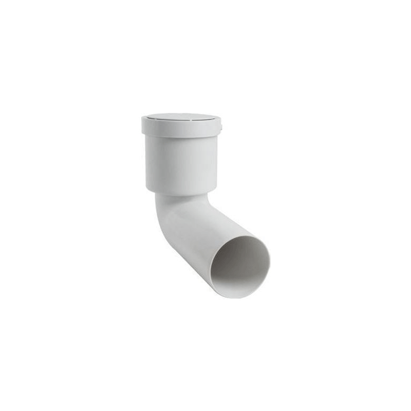 Curva WC prolungata con guarnizione e tappo in PP – Ø90 e Ø110 mm per scarico WC