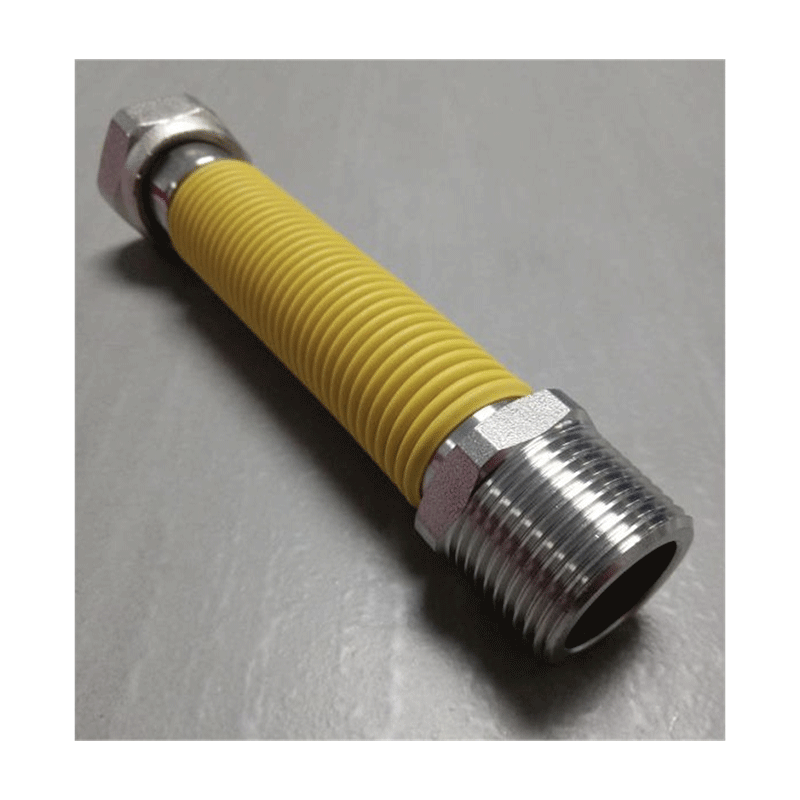 Flessibile Leogas M/F acciaio inox rivestito 1/2 o 3/4 – lunghezza 200-400 mm