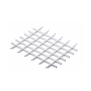 Griglia per pilozzo in polipropilene – disponibile in bianco, grigio e nero – 36,5 x 29,8 x 1,6 cm – resistente agli agenti atmosferici
